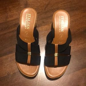 Black/Brown Sandals